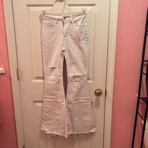 SHEIN White Flare & Wide Leg Jeans